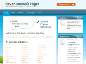 Devon Business Pages Website, Ivybridge, Devon